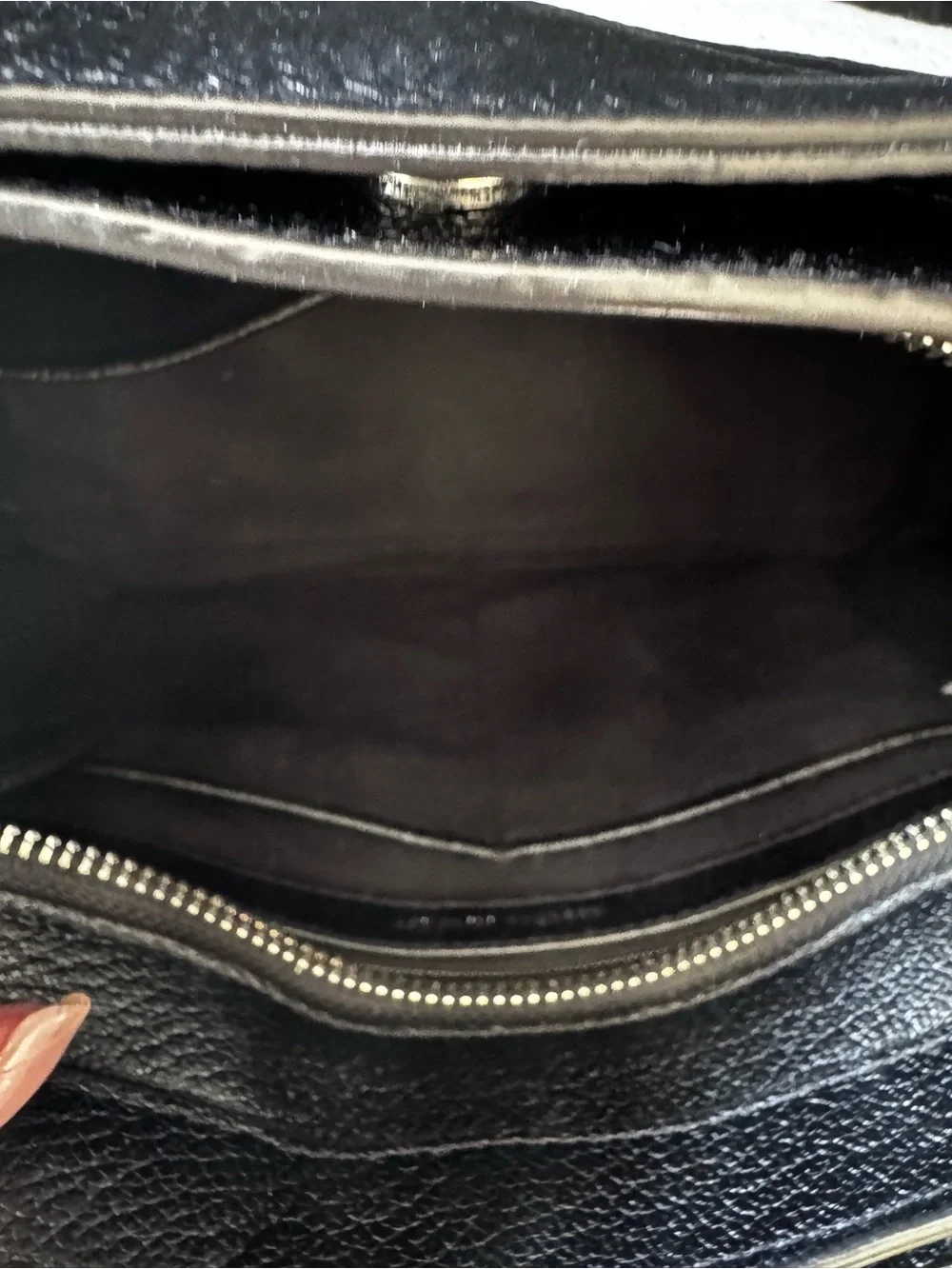 Rebecca Minkoff Black and Cream Fabric Structured Tote Bag